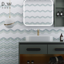  Simple and modern interior wall parallel tiles Store tooling wall tiles Bathroom bathroom bar Kitchen glazed matte tiles