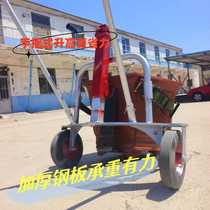 Flowerpot handling artifact mobile 80cm size potted green plant universal gardening cart dragon cylinder garden tool cart