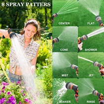 Garden watering nozzle Garden watering pipe watering artifact Gardening water spray sprinkler sprayer Shower water gun set