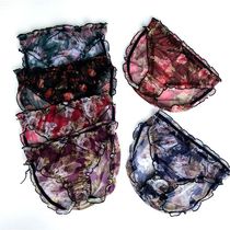  Large size lace floral crotch panties for women breathable and comfortable quick-drying seamless hip briefs for women