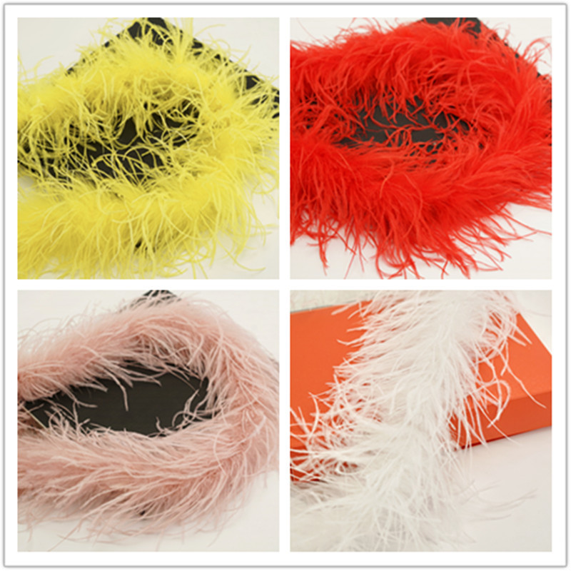 Multi-Layer Ostrich Feather Strips, White Thickened Feather Strips, Decorative Materials for Stage Performance Dance Costumes Multi-Layer Ostrich Feather Strips, White Thickened Feather Strips, Decorative Materials for Stage Performance Dance Costumes