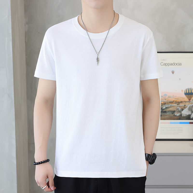2026 College Entrance Examination Special Clothing, T-Shirts for Middle School Students, Solid Color Short-Sleeved T-Shirts for Boys and Girls, No Patterns or Letters