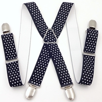 Elastic elastic elastic strap clip four clip boy suspender belt girl strap child baby strap pants wave spot