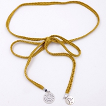 Skirt Girdle Woman Fine Accessories 100 lap sweaters dress Dress Fashion minimalist Decorative Waist Chain Cotton Rope Woven Waist Rope