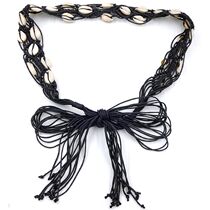 Lady braided shell belt 100 lap waist accessories dress dress with fine Bohemian waist rope waist chain waist seal