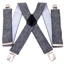 Black outdoor mens straps trousers for the elderly suspenders for mens fat peoples air-proof pants shoulder straps for adults 4 clips