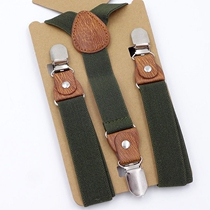 Child strap clip Boy child pants suspender belt non-slip Boy girl baby toddler stretch adjustable