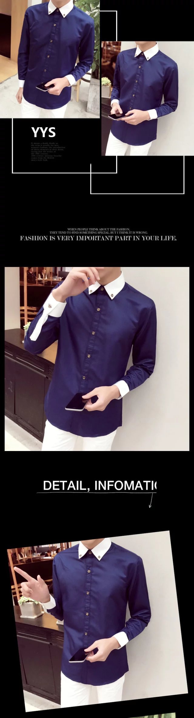 Áo sơ mi unisex trung tính hôn nhân đăng ký hình ảnh vài mô hình tinh khiết áo sơ mi trắng thanh niên dress dài tay áo sơ mi nam