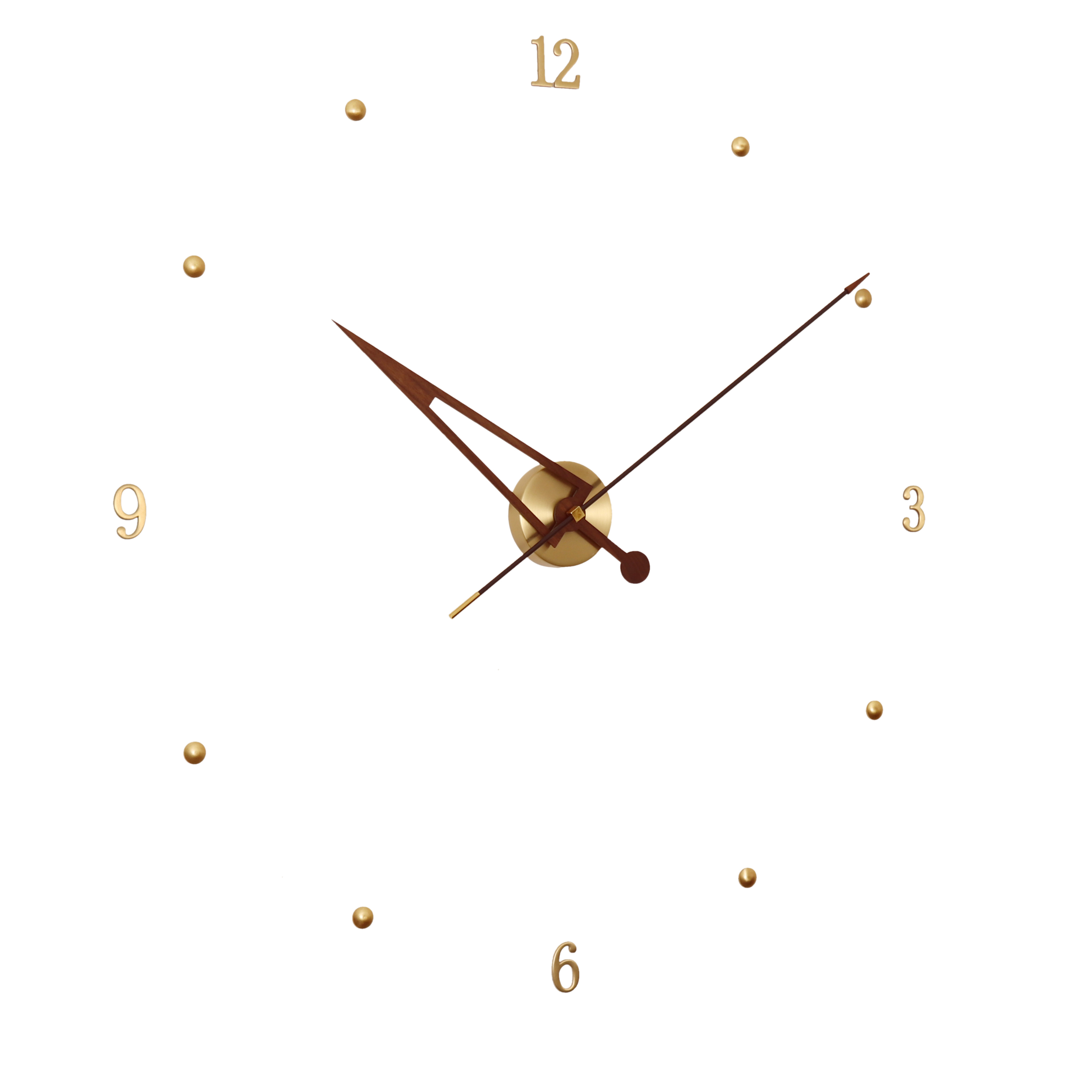 Modern Prototype Inter-Board Creative Personality Living Room Hotel Brief Nordic Spain Keri Big Pointer Watch Hang Watch