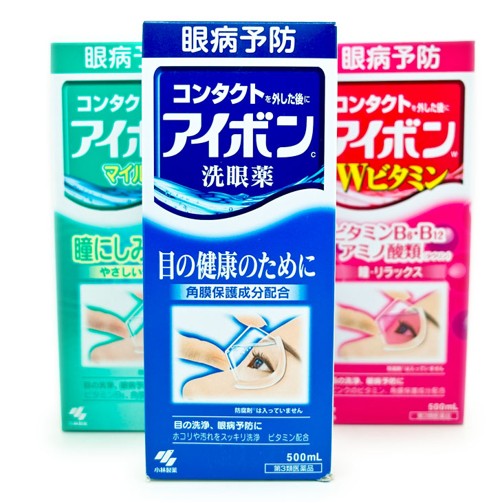 Japan Kobayashi anti-fatigue eye wash 500ml coolness 3-4 red 2-3 Blue 2-3 Orange moisturizing
