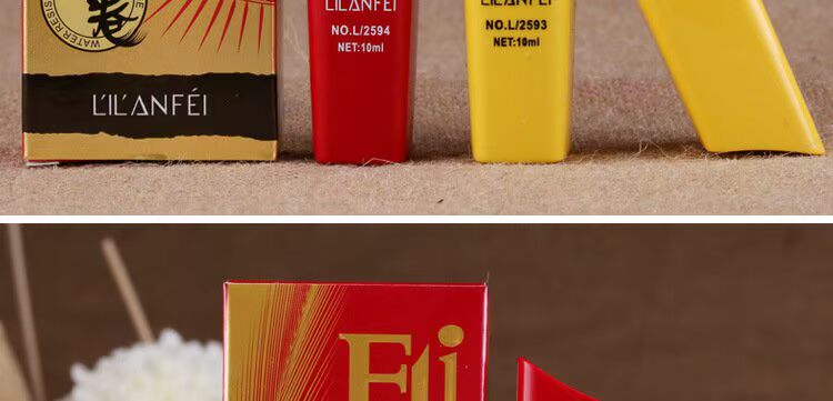 Lilan mascara công suất lớn uốn dày không thấm nước dài 10ML chất béo màu vàng trẻ em Châu Âu và Hoa Kỳ đầu cọ lớn - Kem Mascara / Revitalash mascara màu nâu