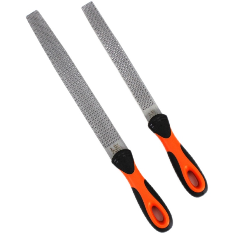 Imported bahco 100 solid mid tooth woodworking semicircle filing knife hardwood polished steel wood rubbing knife 6-343-08 10-2-2