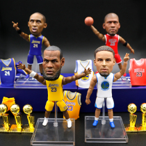 NBA Laker James Kobi Curry basketball man handles soldier movable model swing piece of souvenir gift