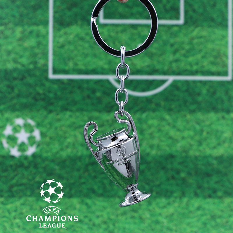 Champions League Souvenir High Simulation Mini Champions League Trophy Keychain Pendant Fans Gift Bag Ornament