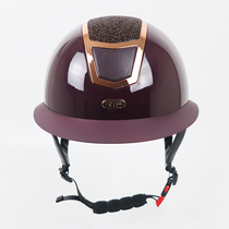 RIF equestrian helmet womens large brim equestrian helmet obstacle helmet breathable comfortable safety certified equestrian hat