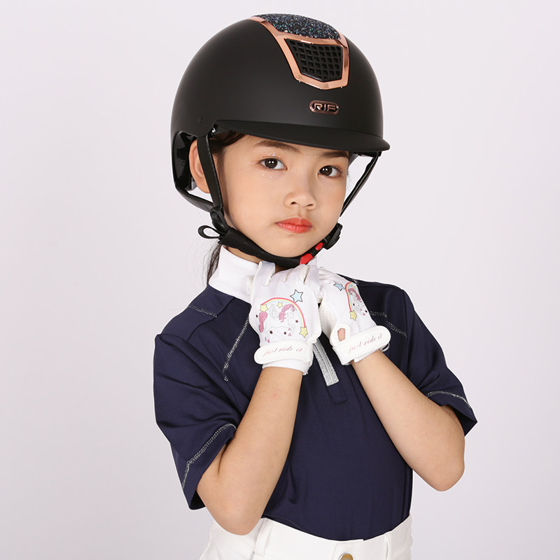 RIF Kids Equestrian Helmets Kids Riding Helmets Fashion Equestrian Obstacle Helmets Big Brim EU Certified
