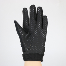 Перчатки для верховой езды 儿童马术手套卡通儿童骑马手套防滑颗粒2-12岁儿童马术装备黑白红