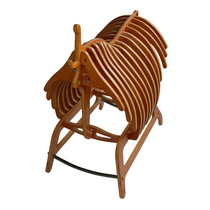 Wooden rib saddle rack keel saddle rack rib saddle rack load-bearing 100KG display saddle rack high-end and durable