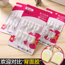 Reinforcement Force Free of marks Sticky Hook Household Viscose stickup hooks Dormitory Door Rear Free to hook wall Wall with small no-stick hook