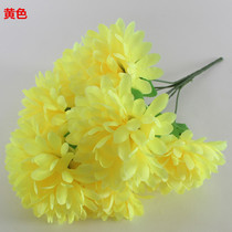 High quality and cheap 7 head Longxiang chrysanthemum claws chrysanthemum Qingming Buddha for simulation silk flower cemetery decoration home furnishing flower arrangement