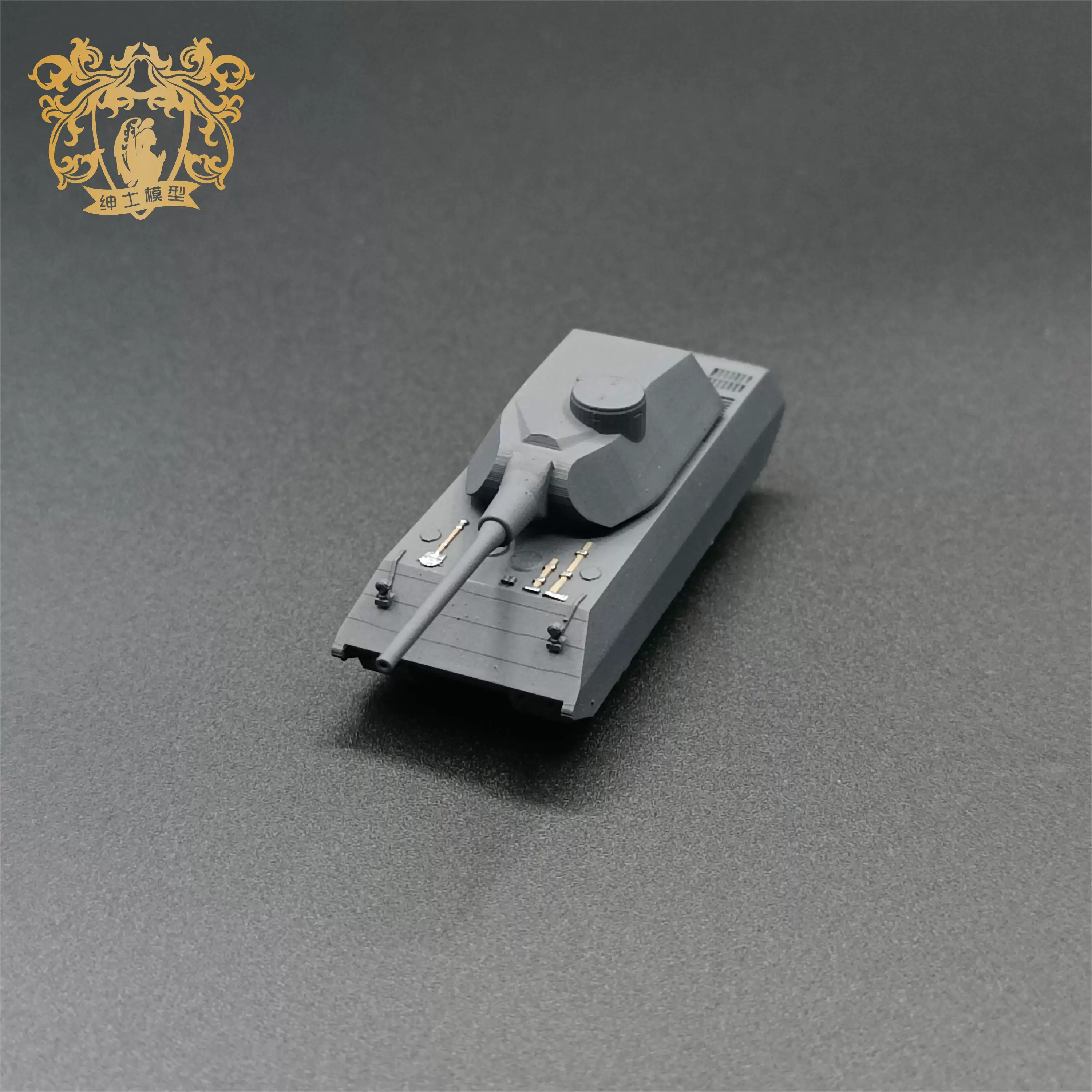 Homemade 1/144 Germany VK 10001(P) Mammoth Heavy Tank Painted