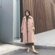 Mùa đông 2018 phiên bản Hàn Quốc mới của áo khoác len nữ nhỏ mùa thu và mùa đông dài phần dày áo khoác len gió Hepburn - Accentuated eo áo