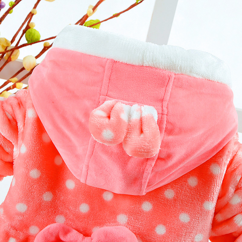 Quần áo trẻ sơ sinh và trẻ em mùa đông 3 nữ bé 6 tháng 9 quần áo mùa thu và mùa đông 0 quần áo cotton mỏng 1 tuổi 2 hai bộ trang phục shop thời trang trẻ em cao cấp