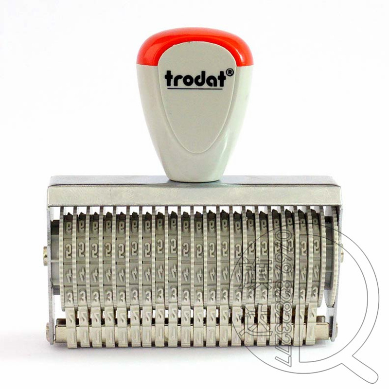 Trodat trodat 15320 runner number printed digital number stamp 3MM20 digital stamp 0-9 adjustable small