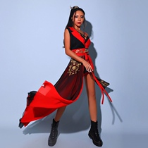 TT high-end nightclub bar singer djds dance team gogo Chinese style jazz dance national tide suit costume