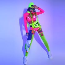 TT high-end nightclub bar singer djds dance team gogo wow sexy split suit sports style costume