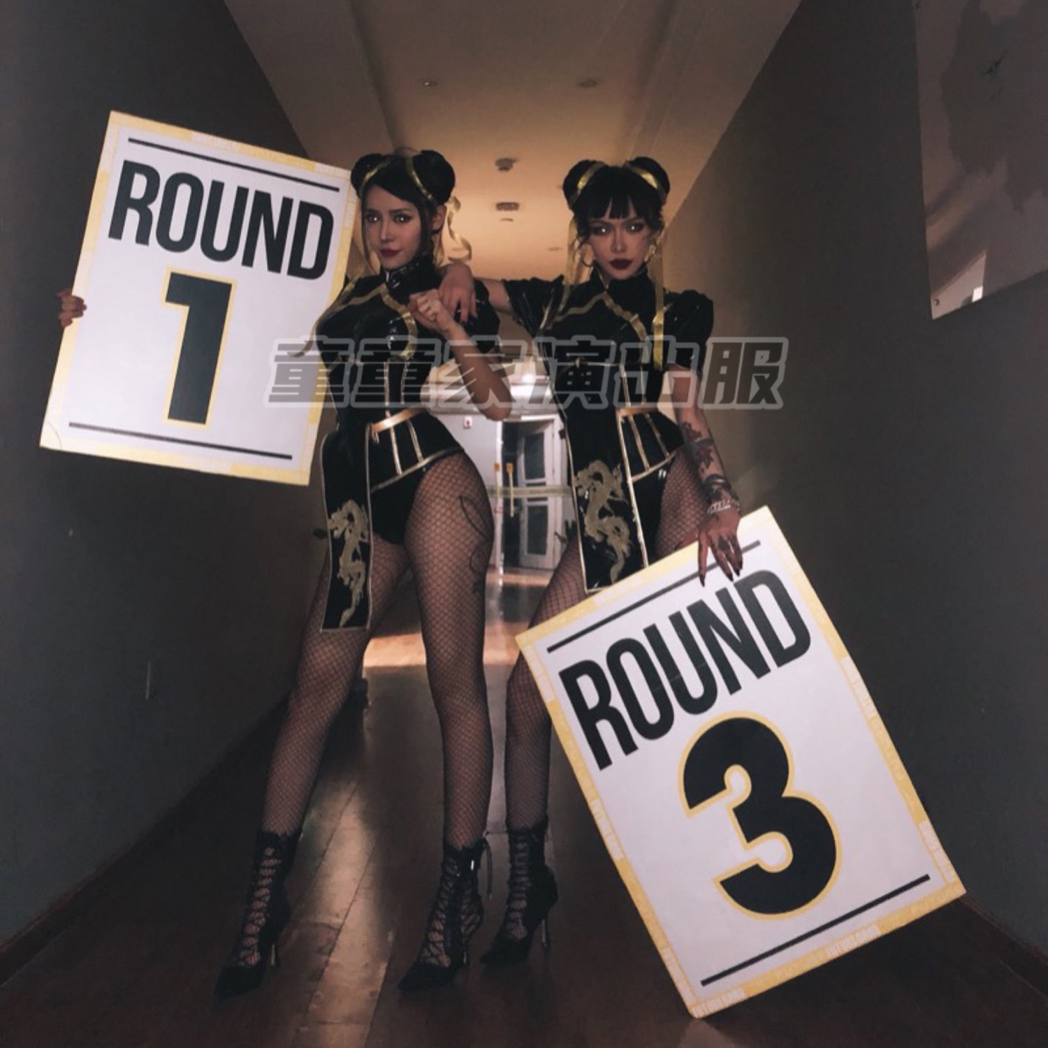 TT high fork even body paint Piccos Spring Lids to perform women's senses gogo to serve women's nightclub bar