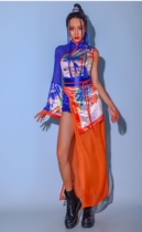 TT high-end nightclub bar singer djds dance team gogo Chinese style retro national style suit costume
