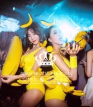 TT high-end nightclub bar singer djds dance team gogo singles banana party sexy one-piece suit