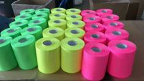 Ribbon machine roll paper Fluorescent roll paper Ribbon machine special bar atmosphere props fluorescent machine blowing paper roll