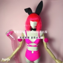 TT high-end nightclub bar singer djds dance team gogo sexy bunny girl split suit costumes