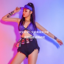 TT high-end nightclub bar singer djds dance team gogo sexy trendy jazz dance costume split costumes