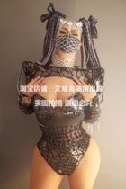 TT high-end nightclub bar singer djds dance team gogo magic mirror series sexy one-piece suit costumes
