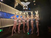 TT Nightclub Luminous Rabbit Head Accessories Mask Sexy Gogo Acting Out of the Bar ds Out of Service
