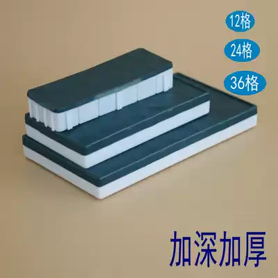 Fine Art soft cover optional 24 grid 36 grid 12 grid palette box gouache color pigment palette box anti-color leakage paint box