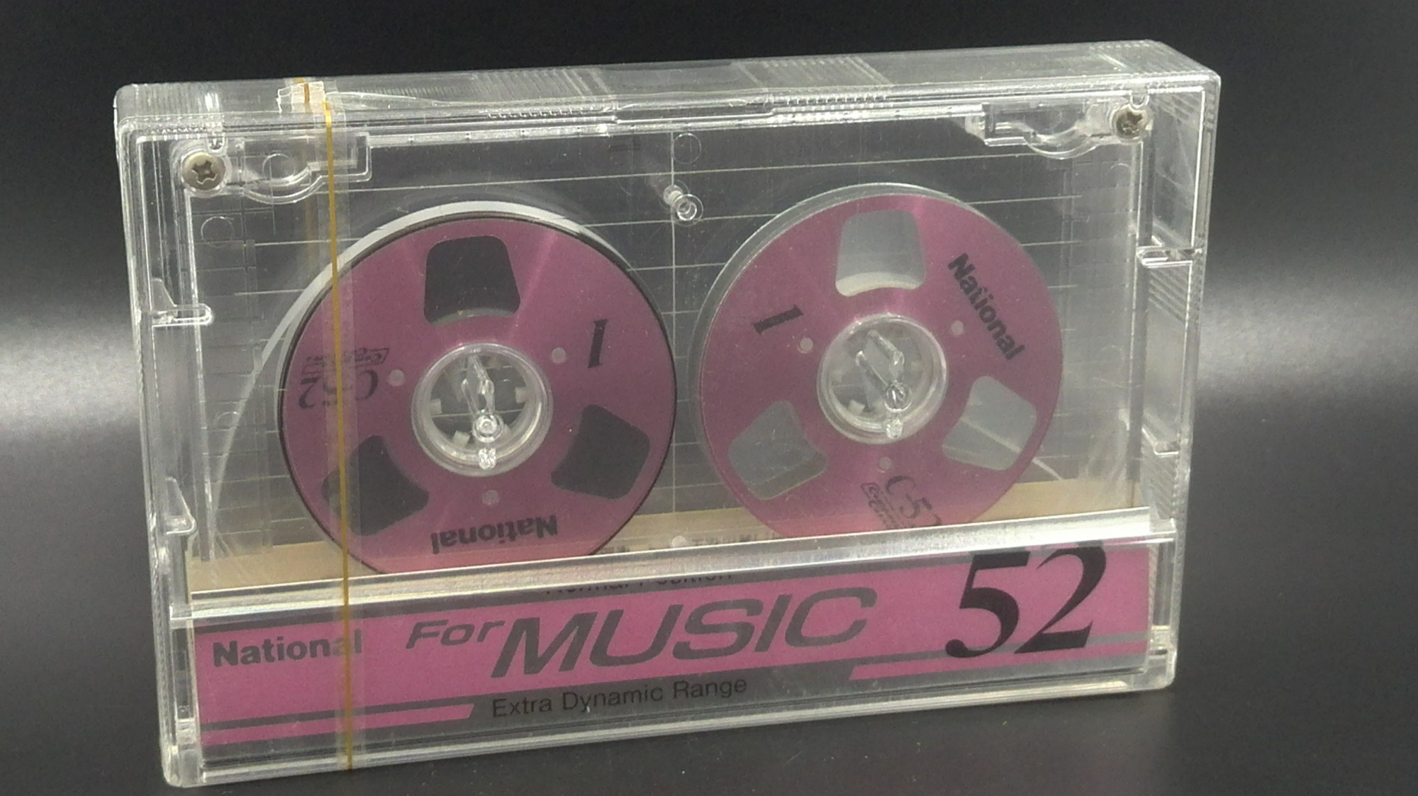 National Panasonic MUSIC 52 points medium and small opening out of print blank tape cassette tape