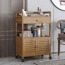 Storage rack multi-storey storage rack bedroom modern simple living room sideboard room partition bedside storage tea rack