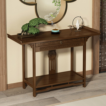 Xuan Guantai table Buddha Taiwan household Chinese style solid wood tribute table case Buddha incense case dedicated to the Bodhisattva God of Wealth Buddha niche