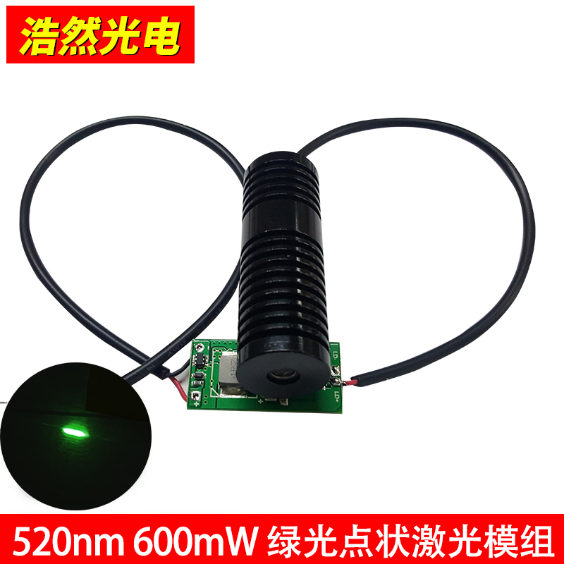 High power green spot spot laser light module 520nm600mw laser indicator positioning lamp 12V manufacturer