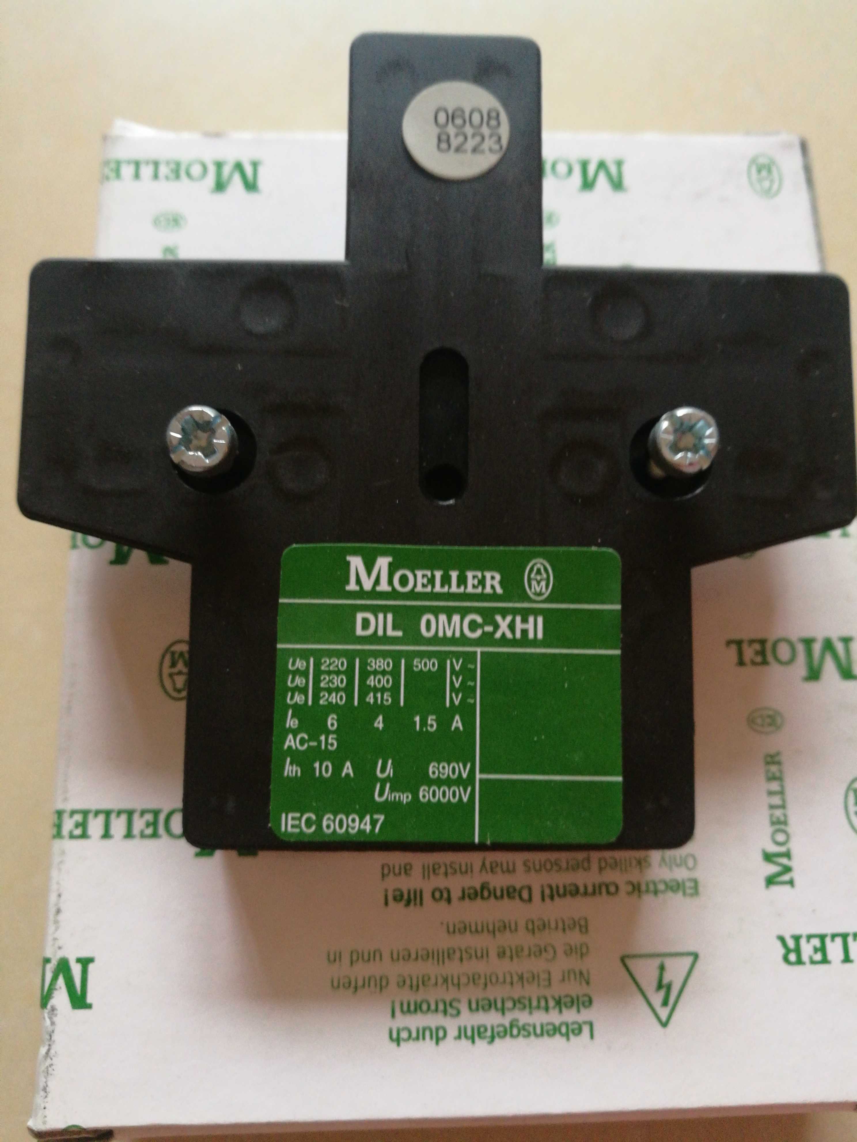 Admiralty Muller contactor auxiliary contact DIL0MC-XHI11-SI original spot