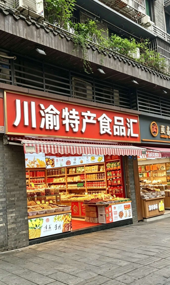 川渝特产食品汇的LOGO