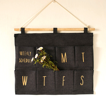 Creative hanging door rear wall Digital hanging bag sundry storage bag mobile phone key storage bag