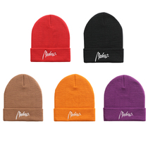 2018 wool-wire cap street MEDRIA Beanie 100 hitch winter trendline cap five-color wave winter
