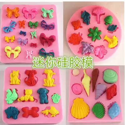 Mini silicone cake turn sugar mold soap mold silicone 3D mold lace mold super light soil mold