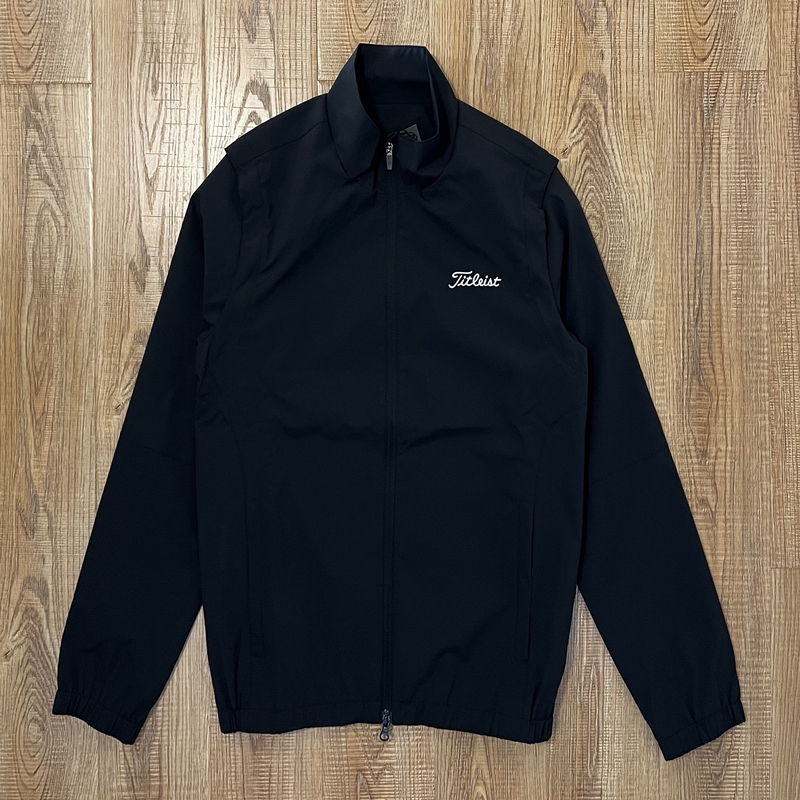 Golf Men's Windbreaker Jacket, Fashionable Inner Mesh, Windproof, Waterproof, Quick-Drying, Detachable Sleeves, Convertible into a Vest