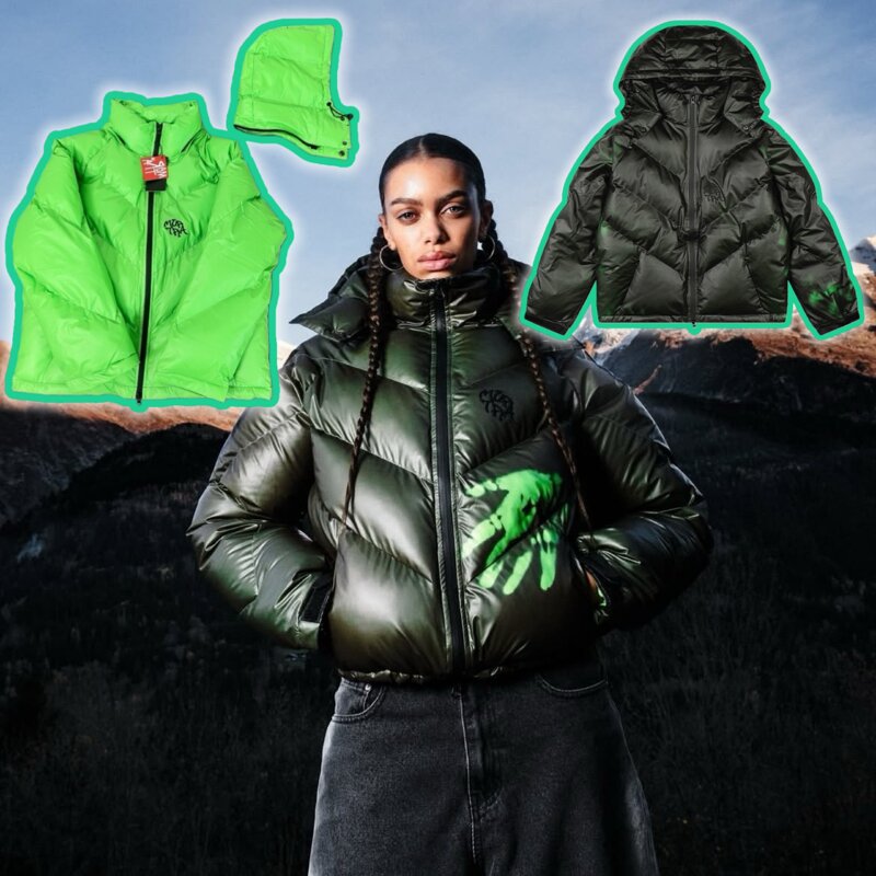 Correct Version of Mertra American High Street Temperature-Changing Cotton Jacket, Unisex, Hooded, Thickened, Warm Cotton Coat